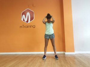 estiramiento de cuello mtraining