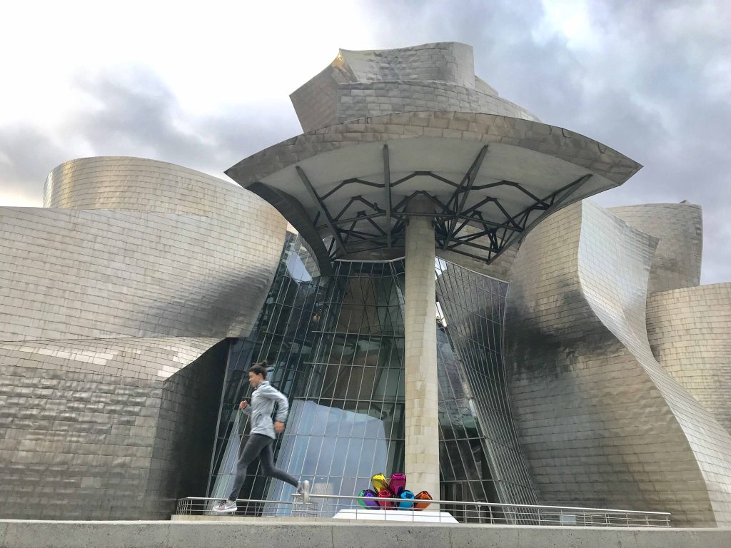 running Bilbao Guggenheim