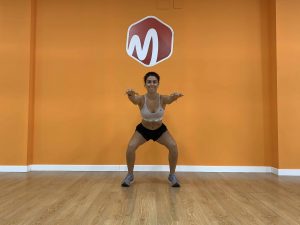 sentadillas frontal mtraining