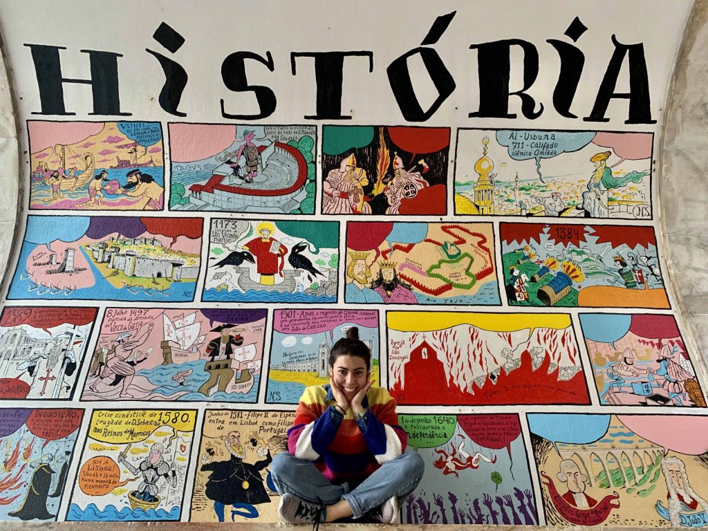mural historia de lisboa