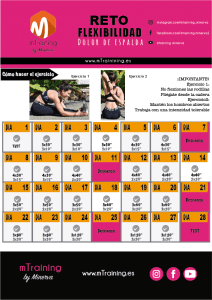 Reto flexibilidad dolor de espalda