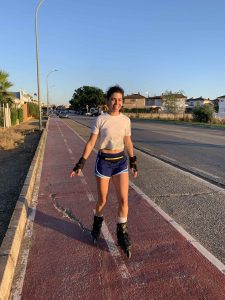 roller blading mtraining COVID-19 coronavirus